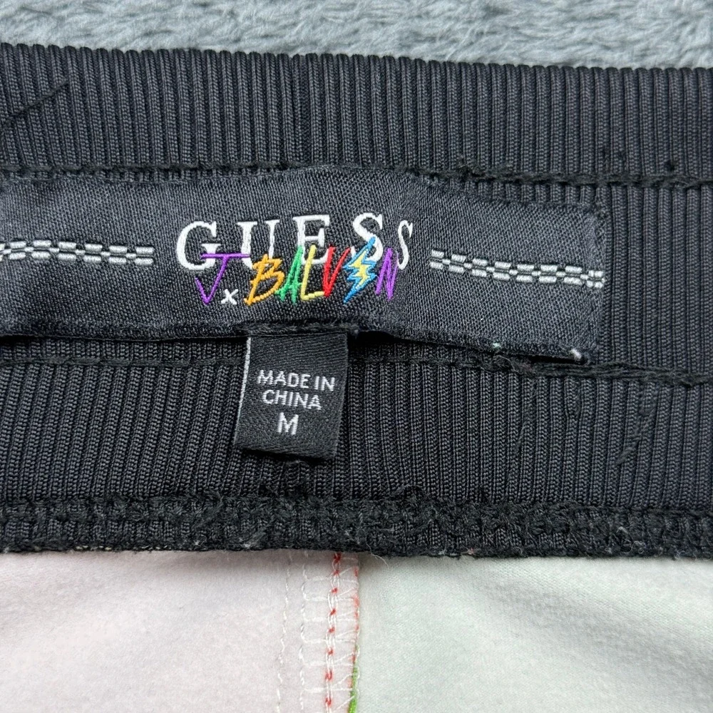 GUESS x J Balvin‎ Tie Dye Jogger Pants Size M Lightning Bolt Track Streetwear - Picture 3 of 14